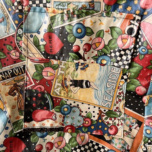 Nordic House Designs - 90's Mary Engelbreit Style - Rain Slicker - Size OSFM - Picture 10 of 10